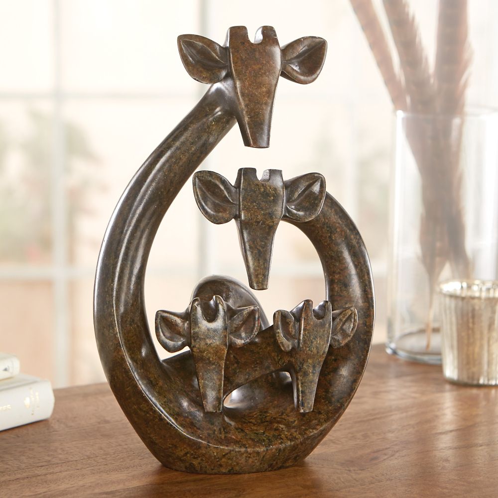 Shona Giraffe Sculpture