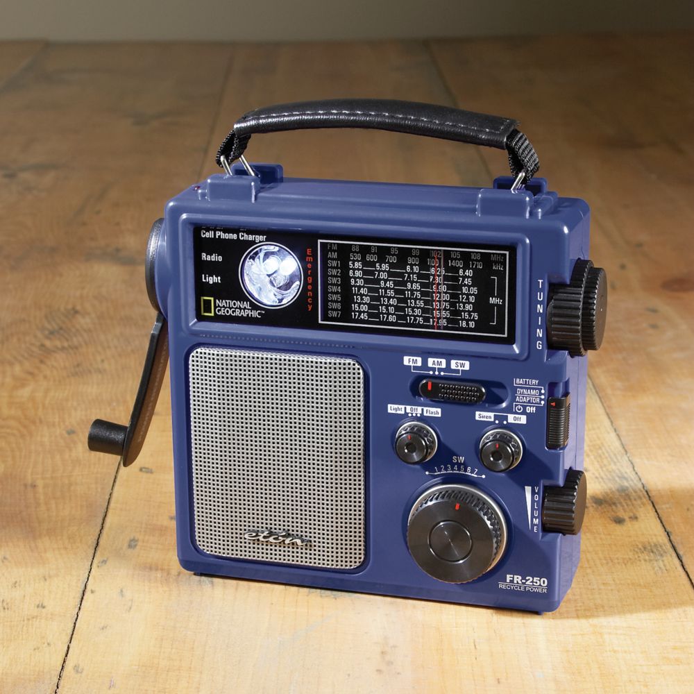 National Geographic Hand-powered Emergency Radio