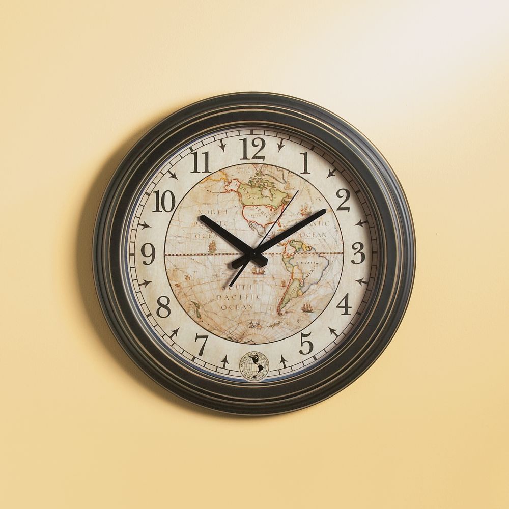 Wyeth Wall Clock with Atomic Time