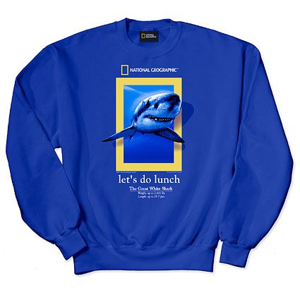 Let's Do Lunch Shark Sweatshirt
