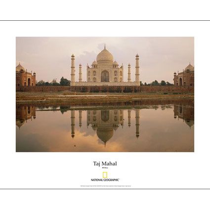 National Geographic Horizontal Taj Mahal Poster 