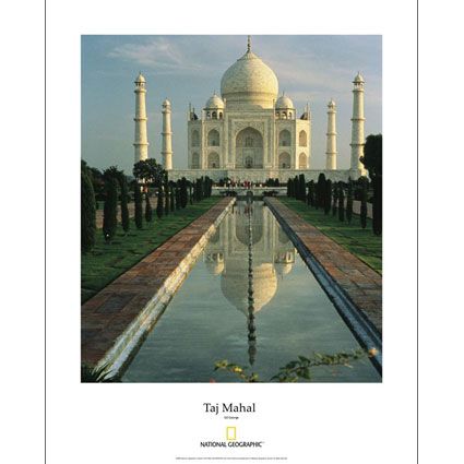 National Geographic Vertical Taj Mahal Poster  