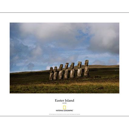National Geographic Easter Island Poster