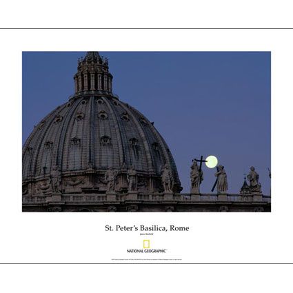 National Geographic St. Peter's Basilica Poster 