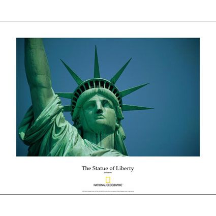 National Geographic Statue of Liberty Poster 
