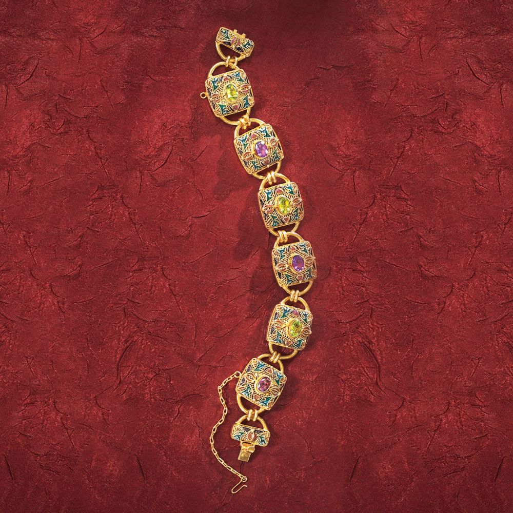 Mongolian-style Filigree Bracelet