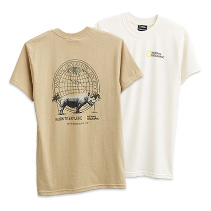 National Geographic Born to Explore Rhino T-shirt