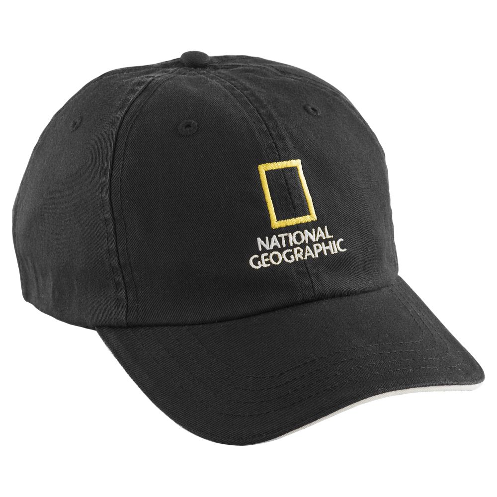 National Geographic Black Baseball Cap