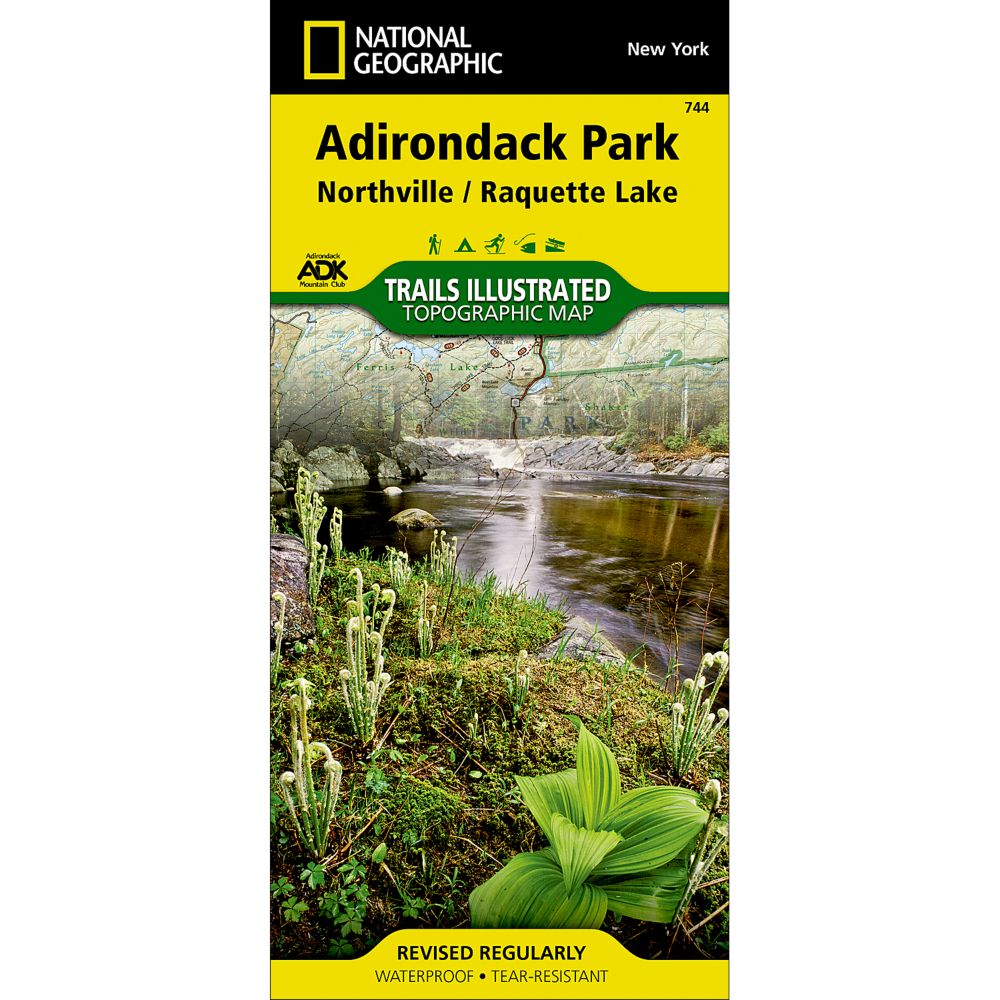 744 Northville/Raquette Lake Trail Map