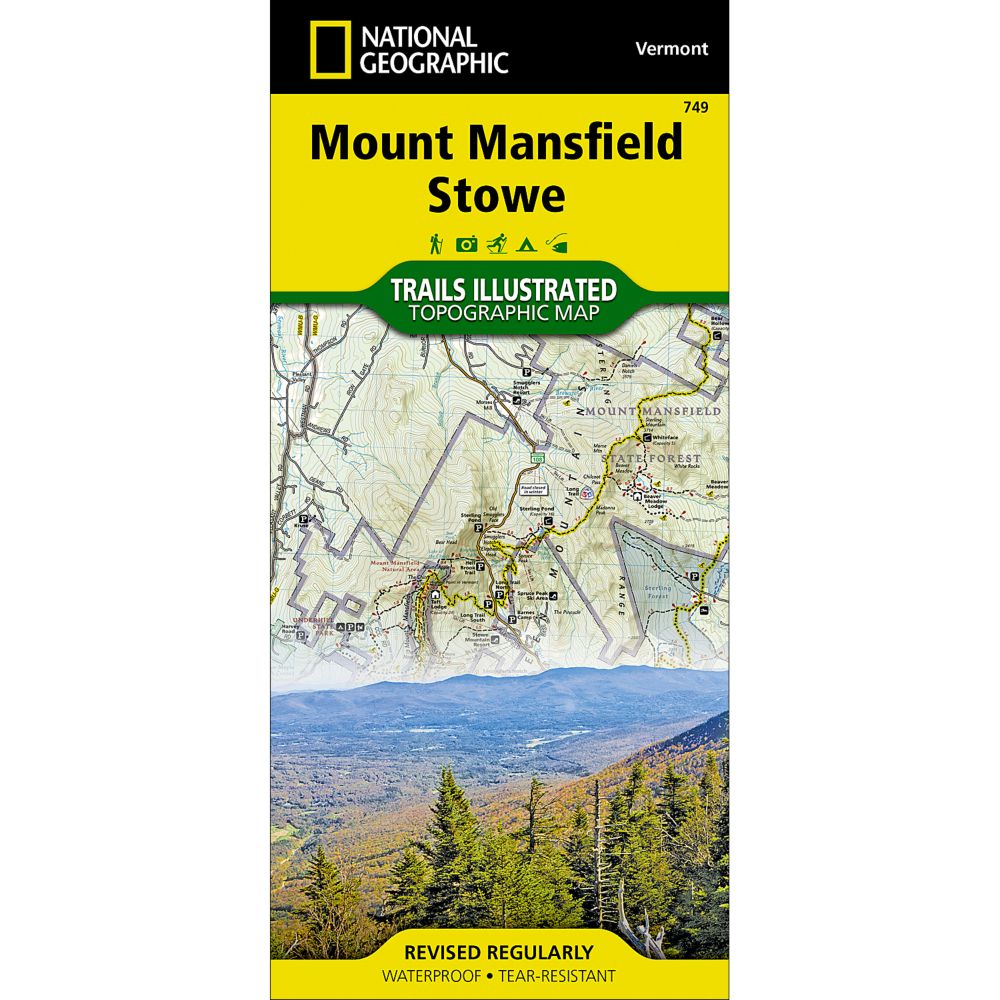 749 Mount Mansfield/Stowe Trail Map