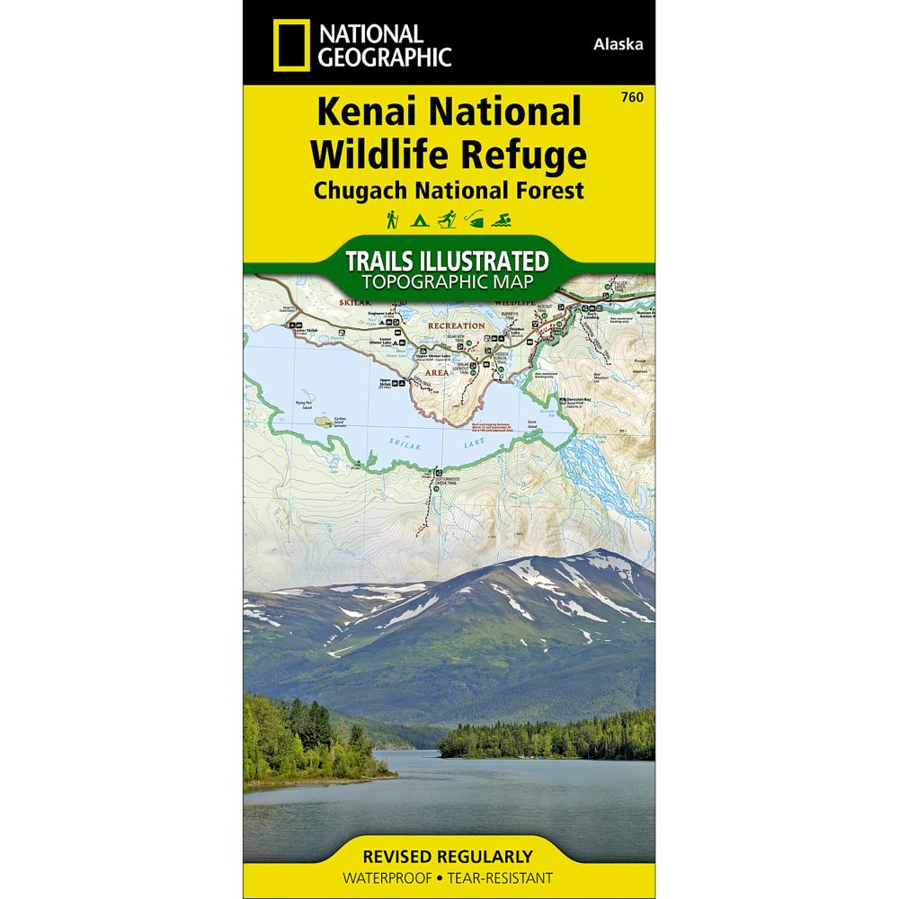 760 Kenai NWR/Chugach National Forest Trail Map