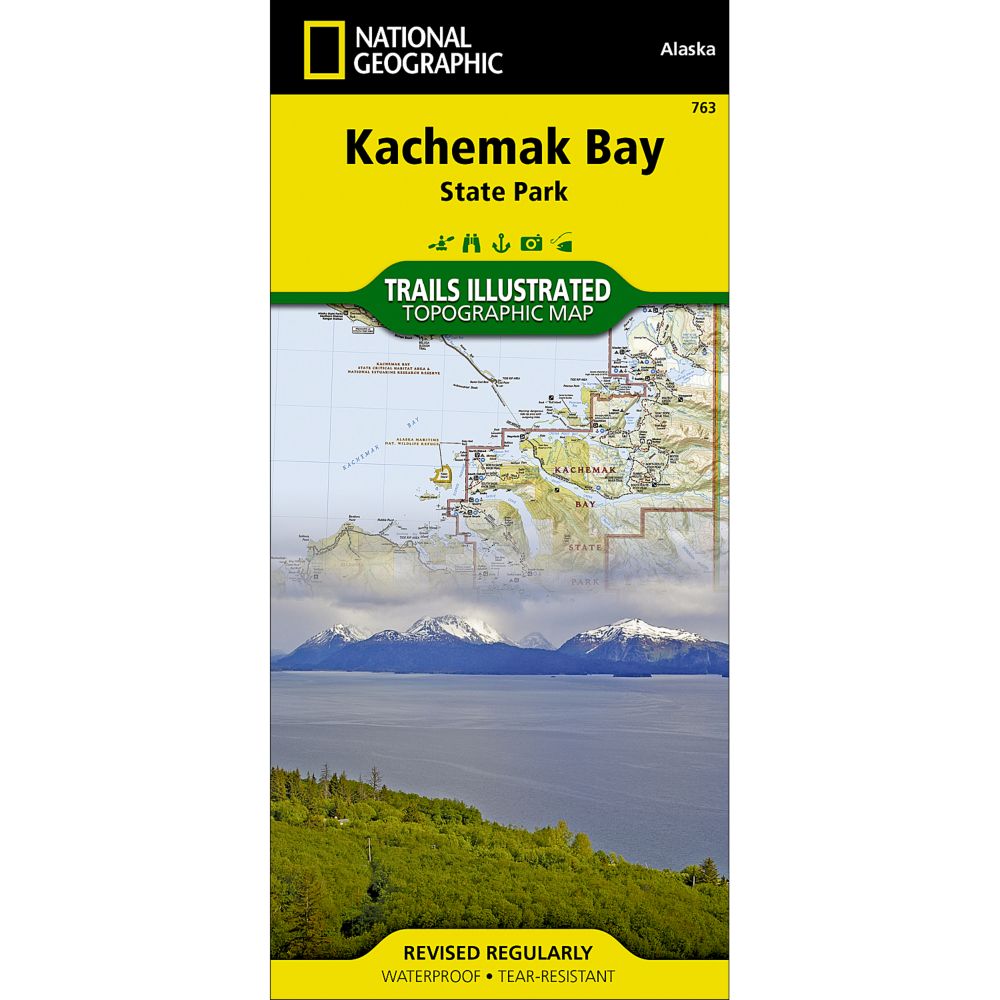 National Geographic Kachemak Bay State Park Trail Map 