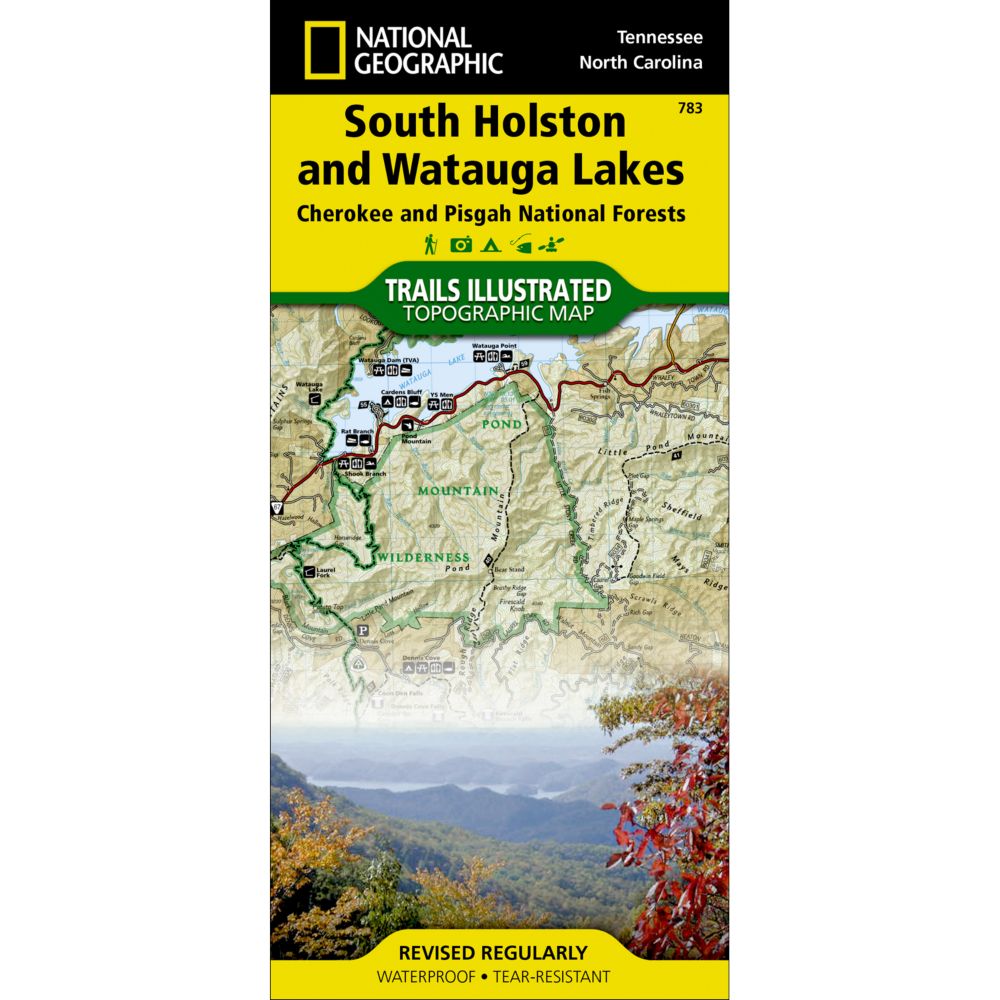 783 South Holston & Watauga Lakes Trail Map 