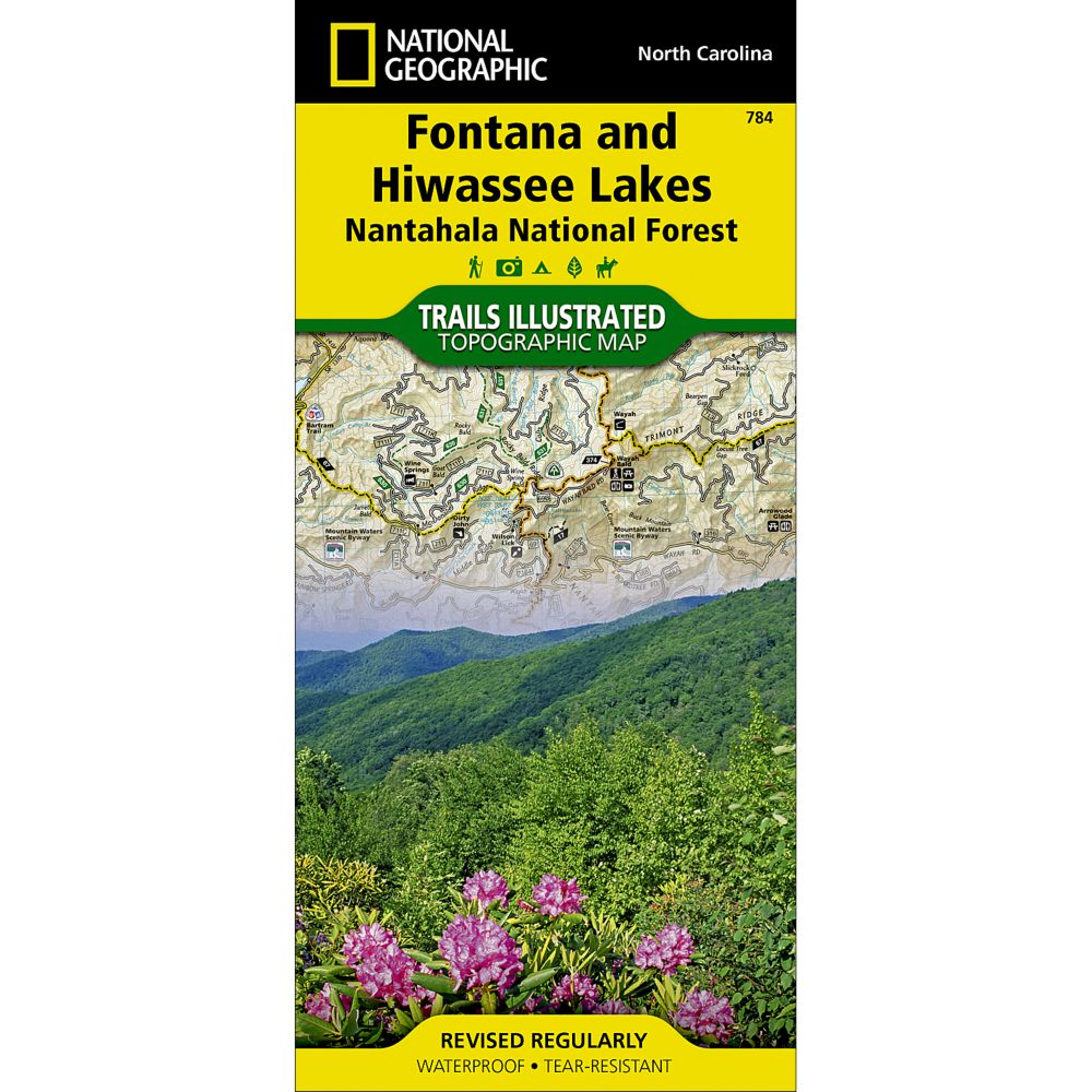 National Geographic Fontana & Hiwassee Lakes Trail Map 