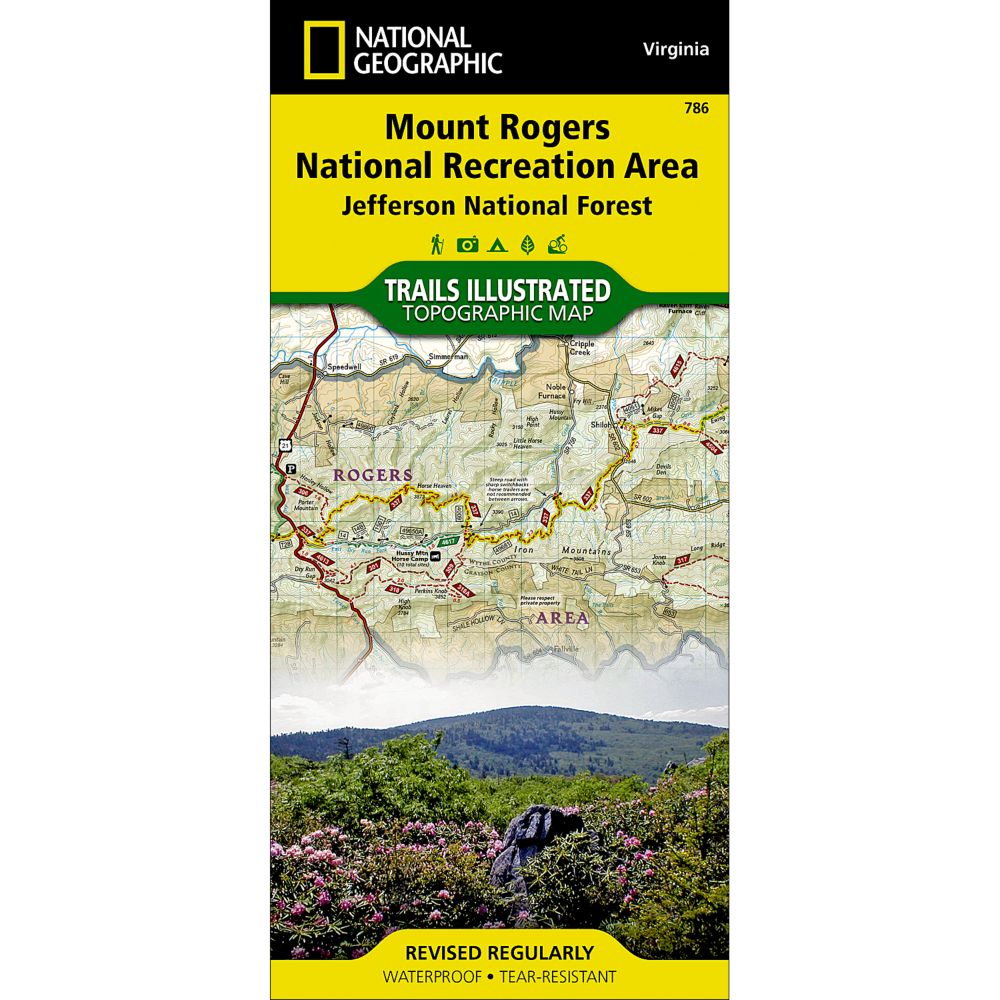 786 Mount Rogers NRA Trail Map