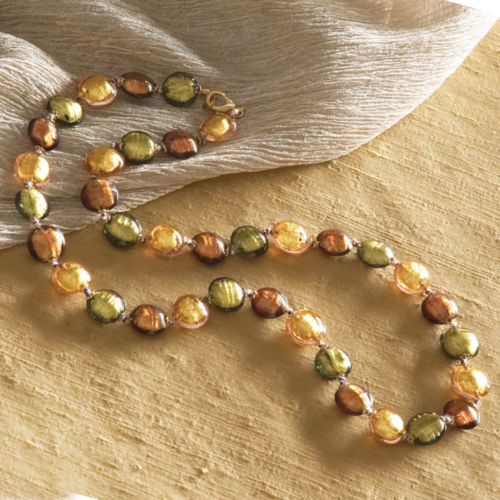 Multicolored Venetian Glass Necklace