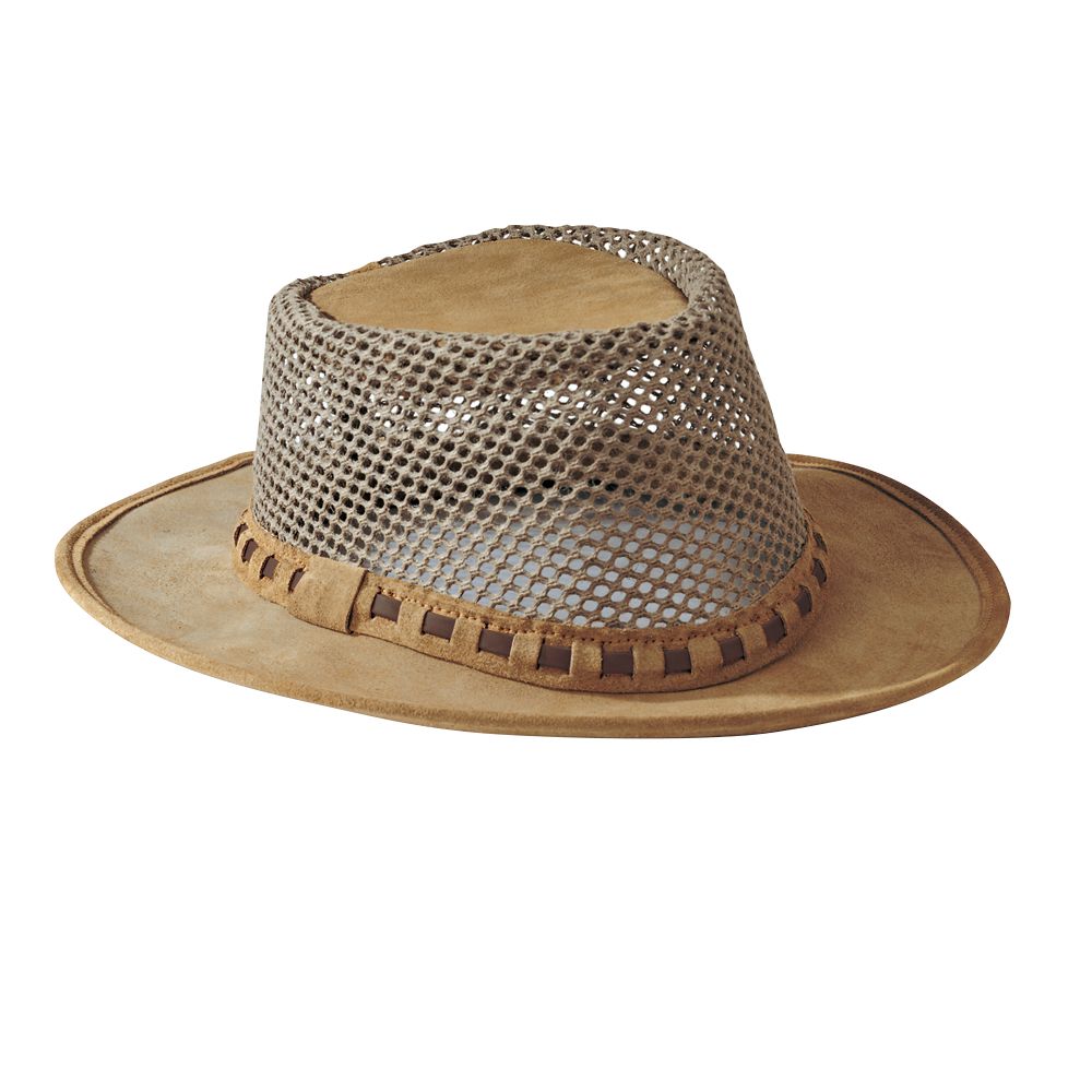 African Suede Mesh Hat