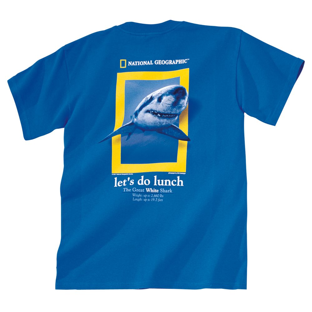 Let's Do Lunch Shark T-Shirt - Adult Sizes