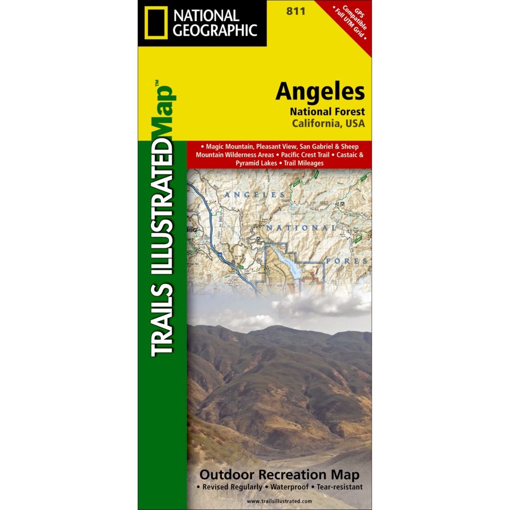 811 Angeles National Forest Trail Map