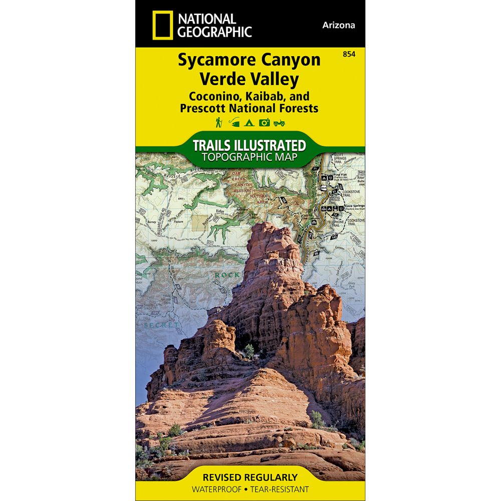 854 Sycamore Canyon / Verde Valley Trail Map