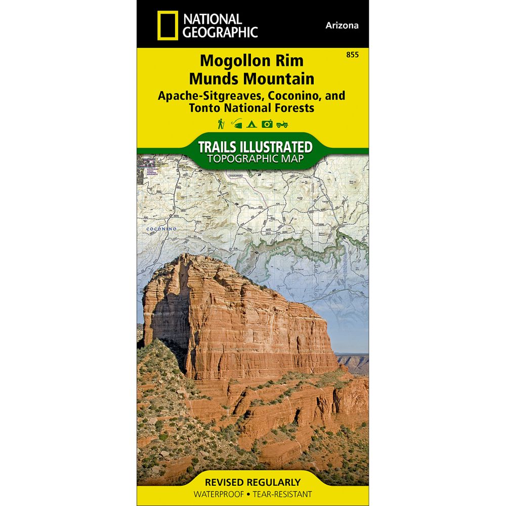 855 Mogollon Rim / Munds Mountain Trail Map