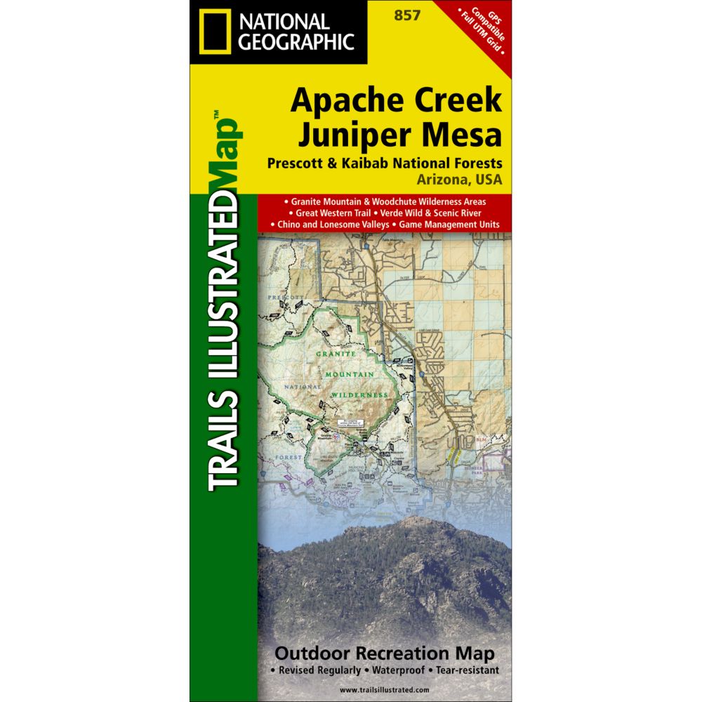 National Geographic Apache Creek & Juniper Mesa Map