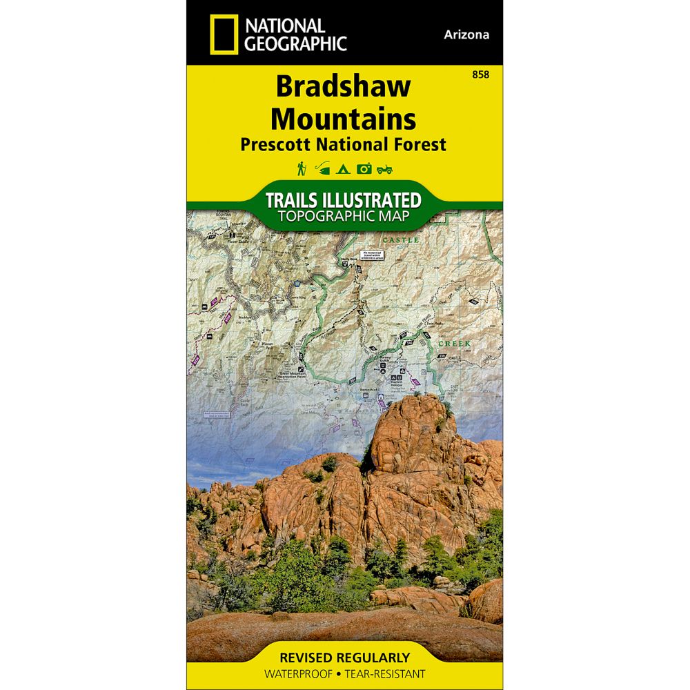 National Geographic Bradshaw Mountains Map