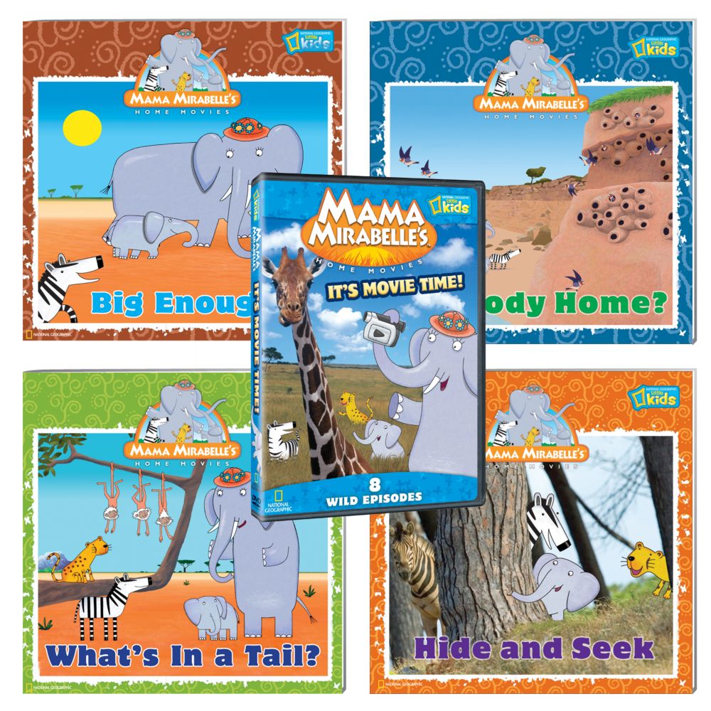 Mama Mirabelle DVD and 4 Book Gift Set