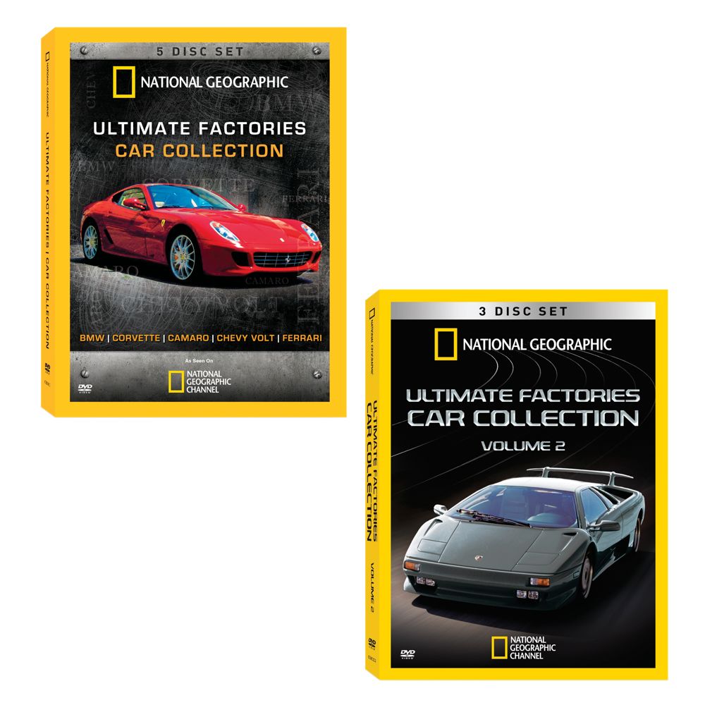 Ultimate Factories Car DVD Collection - Vol. 1 and 2