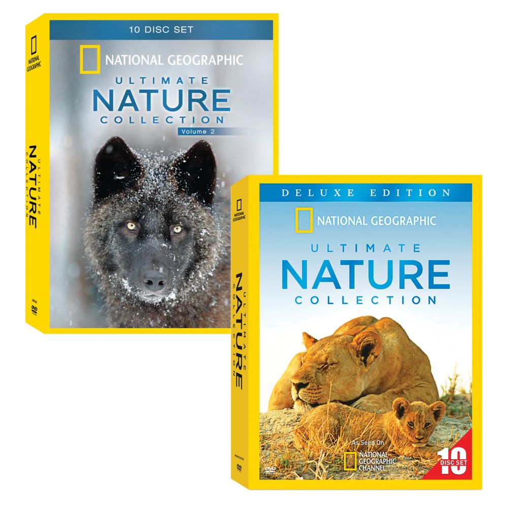 National Geographic Ultimate Nature DVD Collections, Vol. 1 and 2