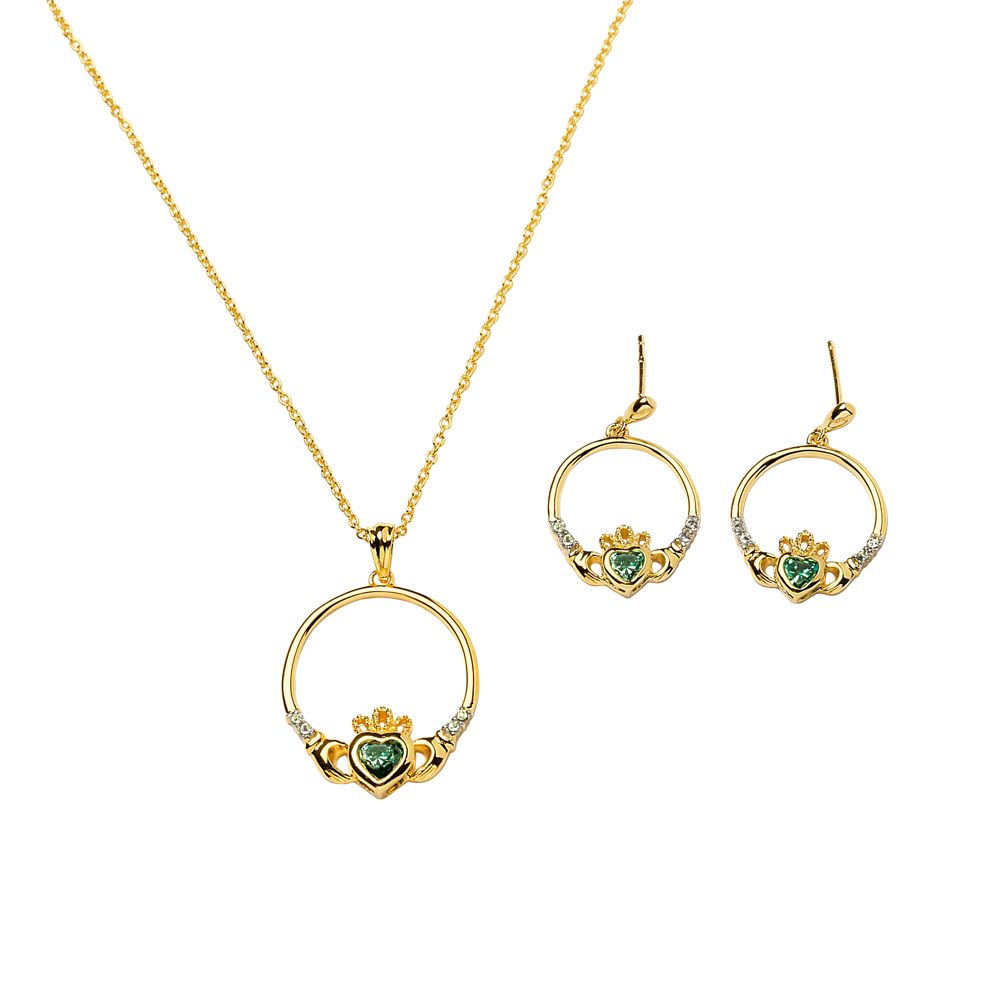 Gold-plated Claddagh Jewelry