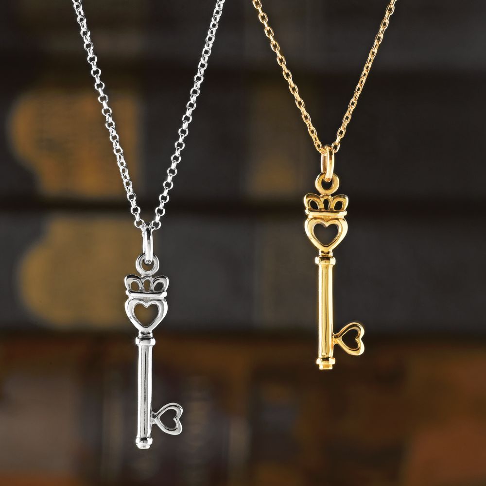 Irish Claddagh Key to My Heart Pendants