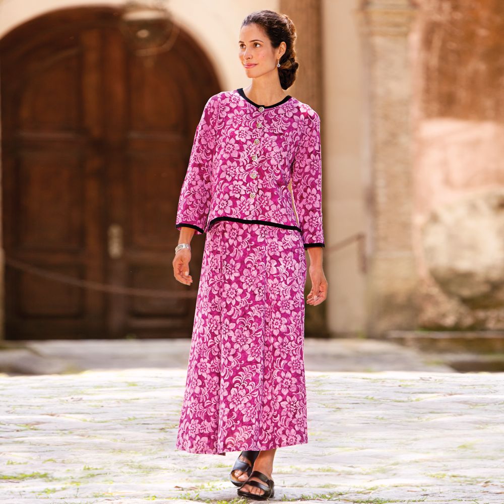 Balinese Batik Jacket and Skirt