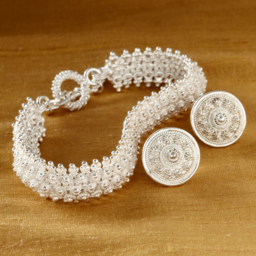 Laotian Flower Jewelry