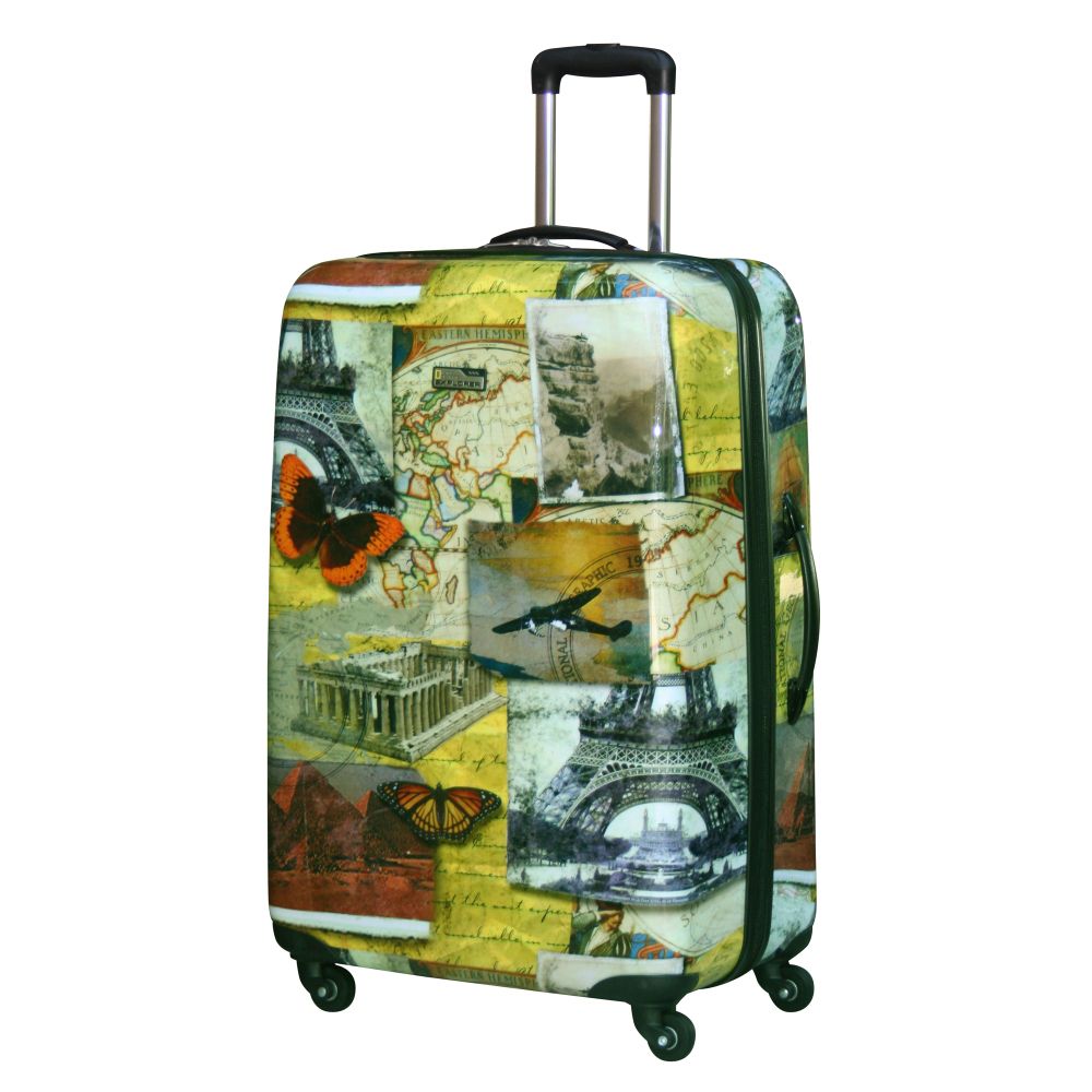 National Geographic Explorer Collage Hardside Luggage