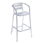 Indoor /Outdoor Aluminum Barstool- Ships from California