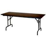 Safe-Edge Rectangular Folding Table 30 x 72