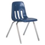 Plastic Stack Chair With Slotted Back