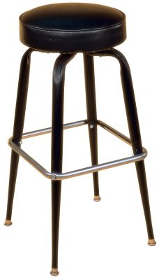 Swivel Backless Barstool Value Grade Upholstery