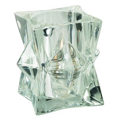 Casual Candle Lamp Xena Clear, 4''H