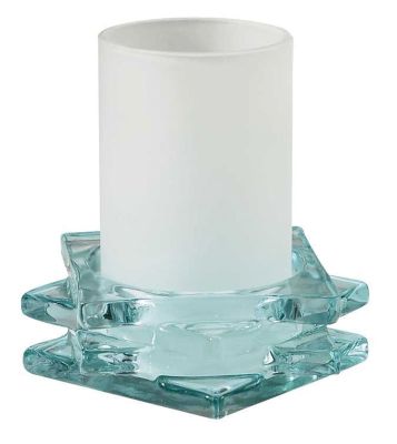 Green Lamp with Frost Cylinder