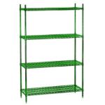 Green Epoxy Shelf - 14 Deep  36 W