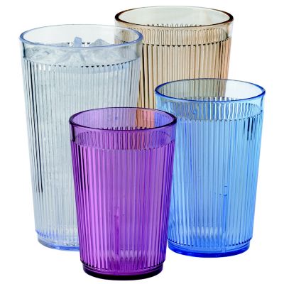 Crystalon Stack-All Plastic Tumbler, 20 oz., 48 per case