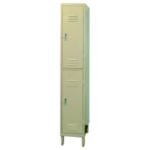 Steel Lockers 2 Lockable Doors With Coat Rod, 20D