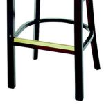 Brass Footrest for Furniture Imports Wood Barstools