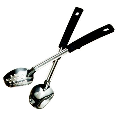 Triple Edge Plastic Handled Spoon 13'' Perforated