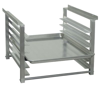 Aluminum Pan Rack Slides, Holds up to 6 Pans