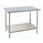 Premium Worktable Flat Top, 24W x 3'L