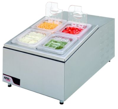 APW Refrigerated Countertop Topping Rail