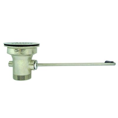 Faucet Twist Waste Valve, Fits 3-1/2'' Sink Opening, 2'' Outlet
